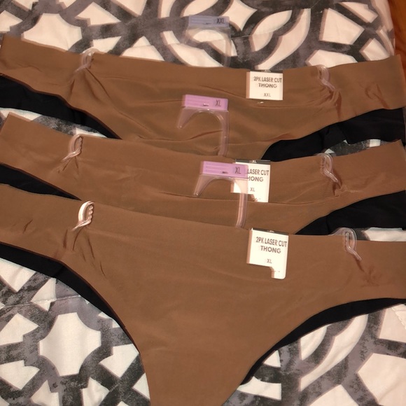 Brand New ❣️ 2 Pack Laser Cut Thongs ❣️ - Picture 6 of 7